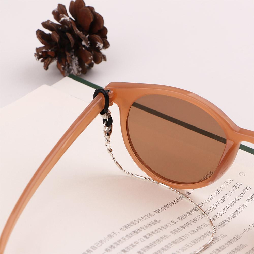 Anti-lost Trendy Minimalist Male Alloy Neck Straps Bead Mask Chains Mask Cord Holders Sunglasses Lanyards Eyeglass Chain