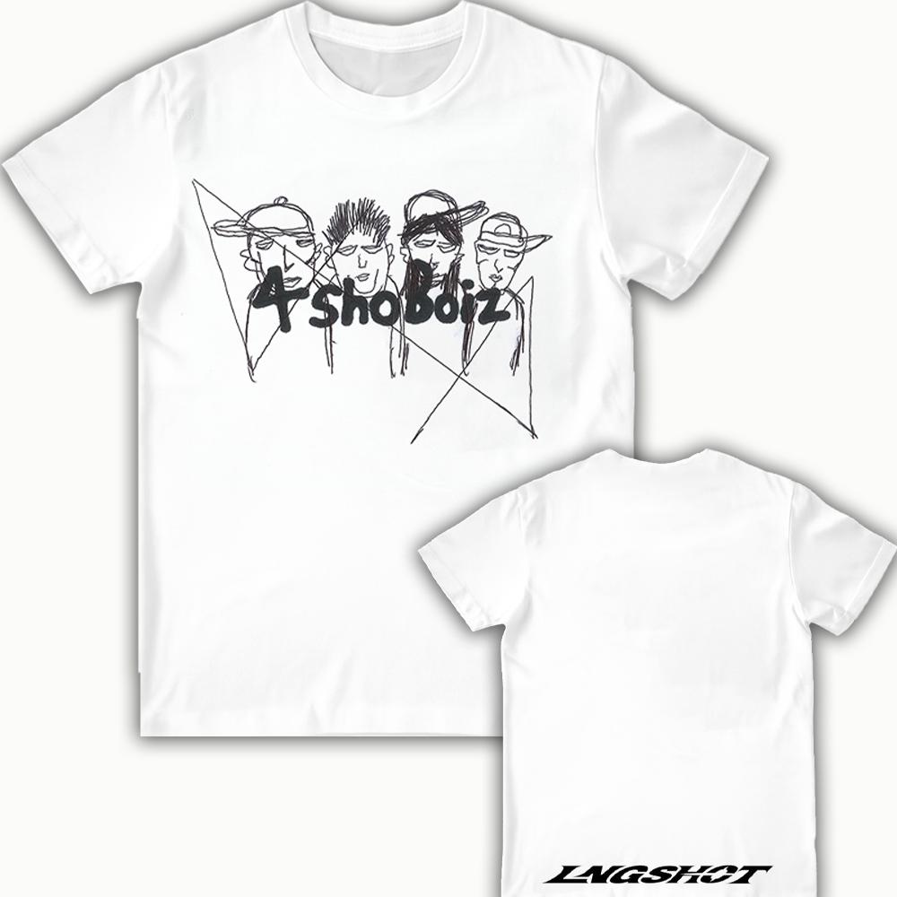 2026 New LNGSHOT Kpop Jay Park Same TShirt Summer Street Style ShortSleeve Tee Unisexs Womens Trendy Hip Hop Crew Neck Top