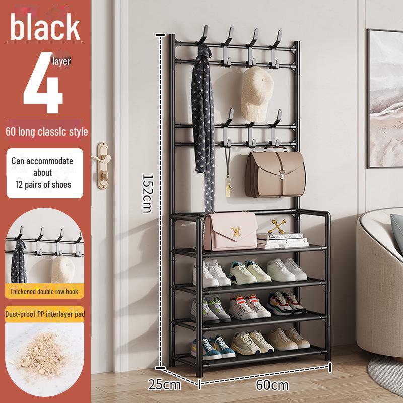 Shoe & Hat Rack: Multi-Layer, Space-Saving, Folding, Simple Dormitory Storage Solution