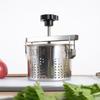 Портативный пресс для начинки овощей из нержавеющей стали 1,5 л Ручной пресс для начинки пельменей Овощесушилка