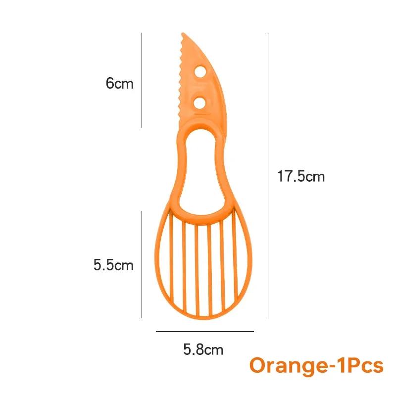 Новый 3 в 1 Авокадо Слайсер Ши Сердечник Масло Очиститель Фруктов Резак Отделитель Мякоти Пластиковый Нож Кухонные Инструменты Для Овощей