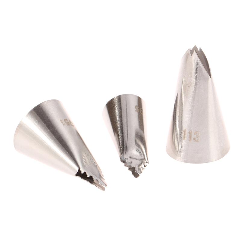 3 шт./набор 95#951#113# Листья насадки для глазури Подсолнух Кондитерские насадки для тортов Инструменты для украшения крема Десерты Декораторы