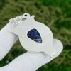 925 Silver Pear Natural Sodalite Tanzanite Quartz Bezel Anniversary Wife Pendant