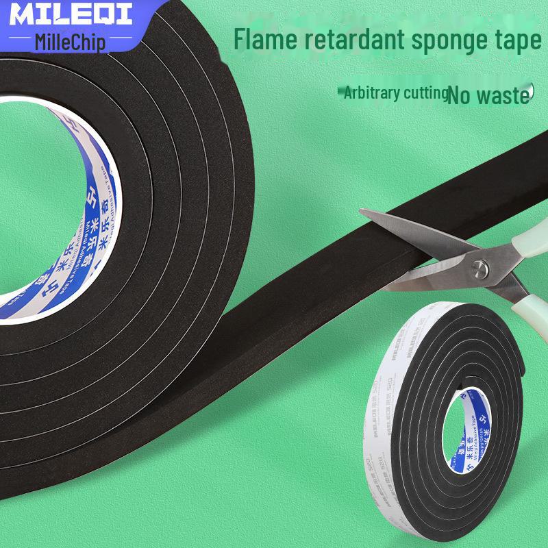 Огнестойкая черная лента из вспененного ЭВА: Защита от высоких температур, ударов, шума и столкновений