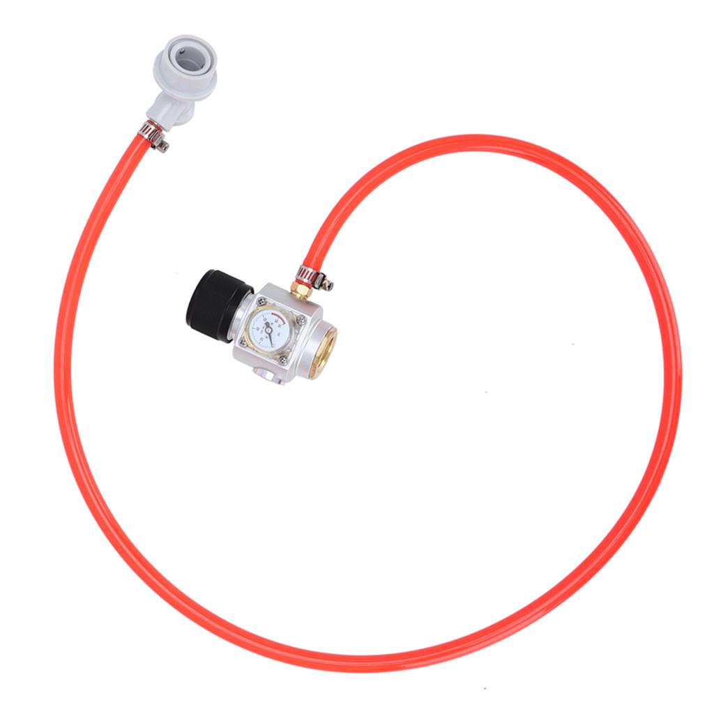 Мини-регулятор газа CO2 5/16 дюймов в сборе с быстроразъемным разъемом для газопровода, манометр