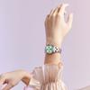 OLEVS Quartz Watch with Stainless Steel Classic Luminous 30M Water and Cute for Business or Green Women's Band, Dial, Function, Resistance, Popular,