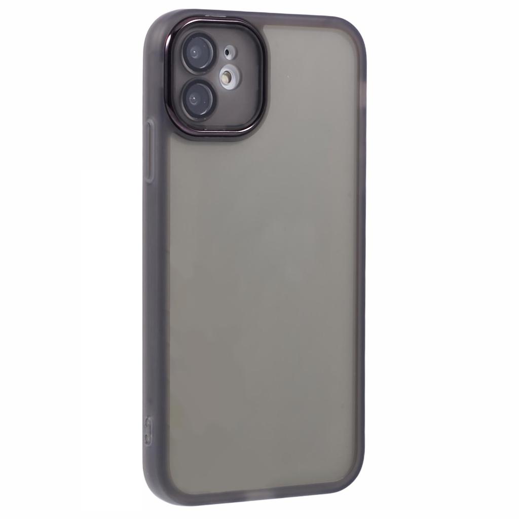 DKSM Series For iPhone 12 Case Electroplated Camera Frame TPU Phone Cover