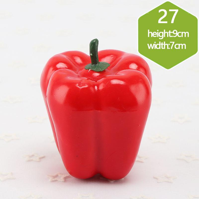 Имитация овощей из зеленого ПВХ-материала, поддельные модели овощей, детские ролевые игры, кухонные игрушки, искусственные продукты, украшение для дома