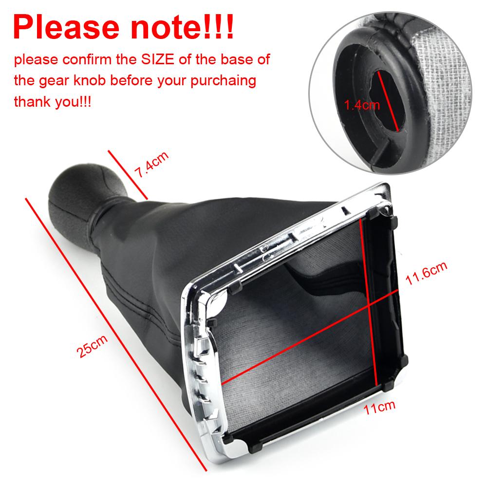 5 6 скоростей MT ручка переключения передач рычаг переключения передач чехол багажника для Ford Focus 2 Mondeo MK2