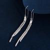 Sparkling Fringed Ear Line Women's Niche Exquisite Simple Versatile Long Fringed Temperament Earrings Women