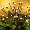 Garden Solar Light 6/10/12 LEDs Swinging Firefly Ground Light Holiday Decoration