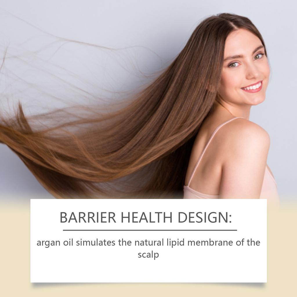 Растительное масло против выпадения волос увлажняет, защищает и укрепляет волосы, подходит для чувствительной кожи головы, 60 мл