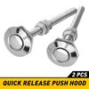 Hood Pin Lock Clip Latch Push Button Quick Release Bumper
