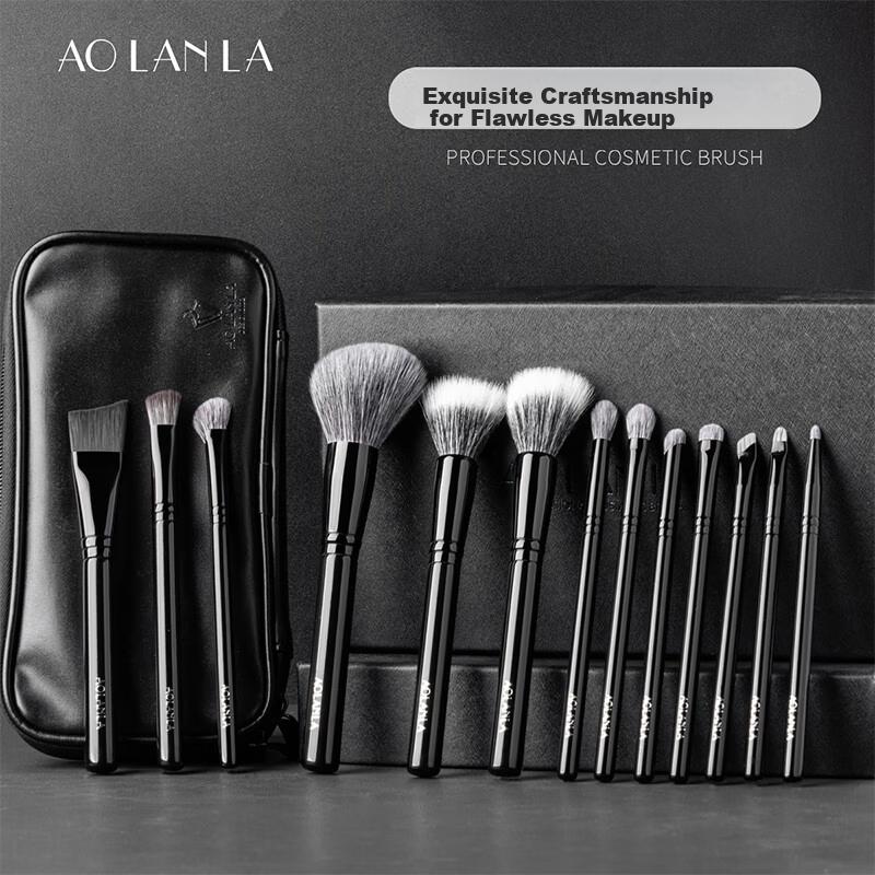 AOLANLA 13-Piece Makeup Brush Set, for Foundation, Highlight and Eye Makeup, Beauty Tool