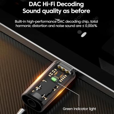 USB C на 3,5 мм аудио адаптер DAC чип Type C Aux конвертер для Samsung PD 100 Вт универсальный адаптер эффектов чистого звука