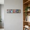 Декоративная жестяная табличка Винтажная Еще больше настенных знаков Романтический металлический декор Уличный Знак «Я люблю тебя» для спальни