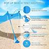 Portable Outdoor Beach Tent Lycra Shade Canopy