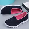 Breathable Walking Shoes Women's Mesh Flats Ultra Light Slip-on Casual Shoes Traveling  Driving Flat Shoes Elastic Soled