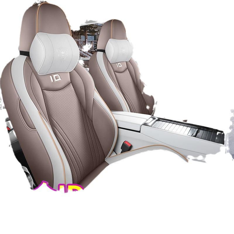 2024 VW ID.7 First Edition Кожаные чехлы на сиденья - Всесезонные, Дизайн с полным обхватом