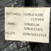 SUNVALLEY Genuine Leather Jacket Blouson Outer Coat Men's Free Black(USED)
