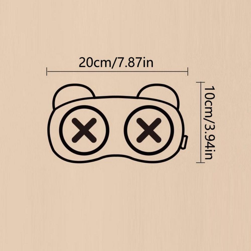 Breathable Funny Anime Eye Cover Adjustable Travel Relax Eyepatch Soft Cartoon Sleep Eye Mask Home