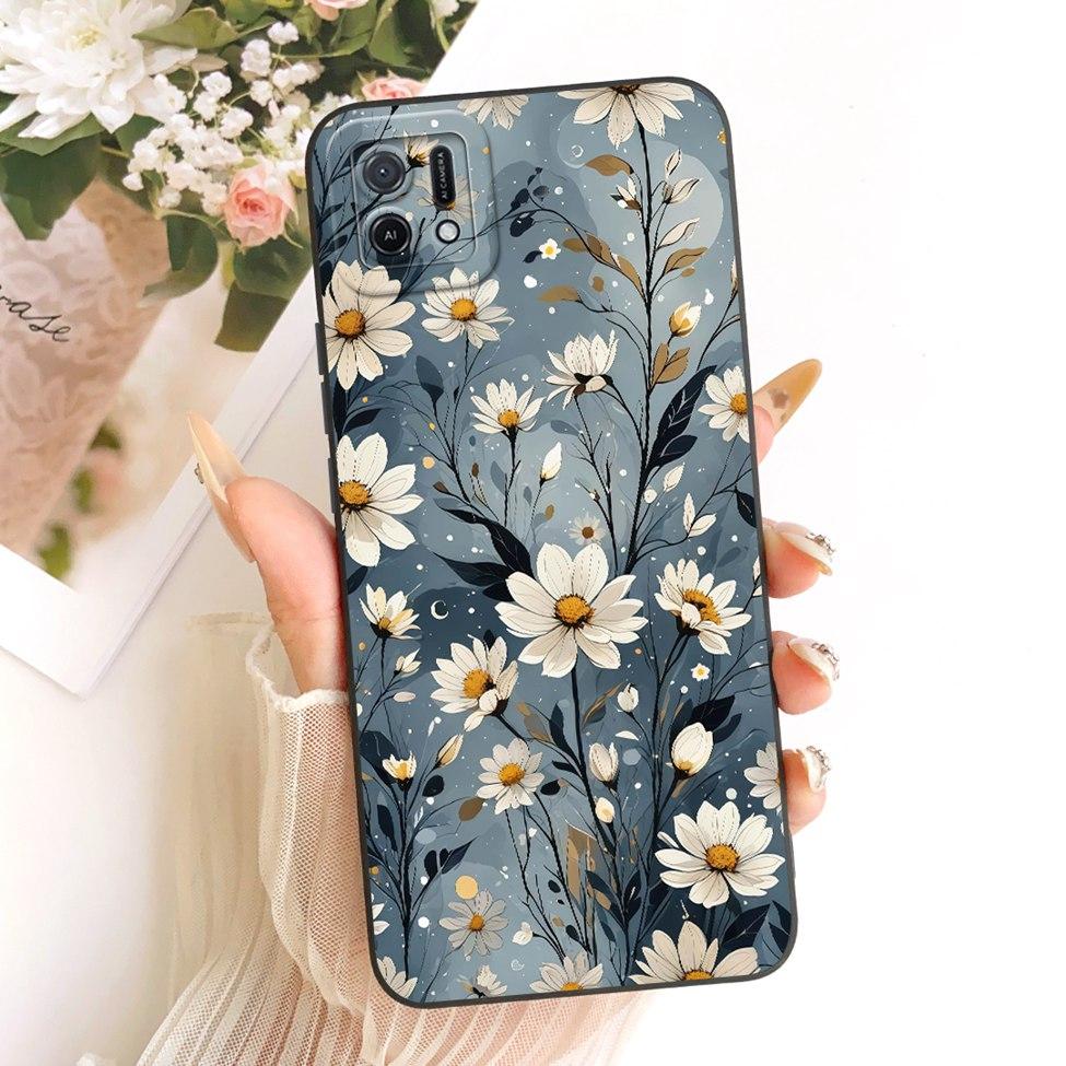 Для Oppo A16k CPH2421 Чехол Для Oppo A16e CPH2421 Чехол Модный Мультяшный Милый Смешной Расписной Силиконовый Чехол Для Телефона