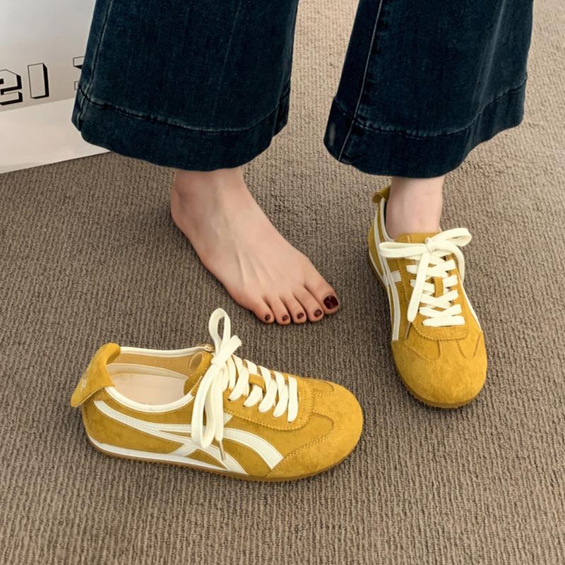Женские ретро 2 новые осенние универсальные спортивно-повседневные туфли на плоской подошве