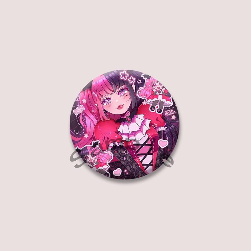 TV Character Draculaura Enamel Pin Cute Cartoon Girls Button Brooches DIY Backpack Jacket Lapel Badge Jewelry Gifts for Friends