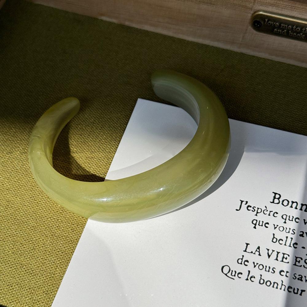 Необычный браслет из смолы Допамин C-образные браслеты-манжеты Преувеличенный преувеличенный браслет-украшение