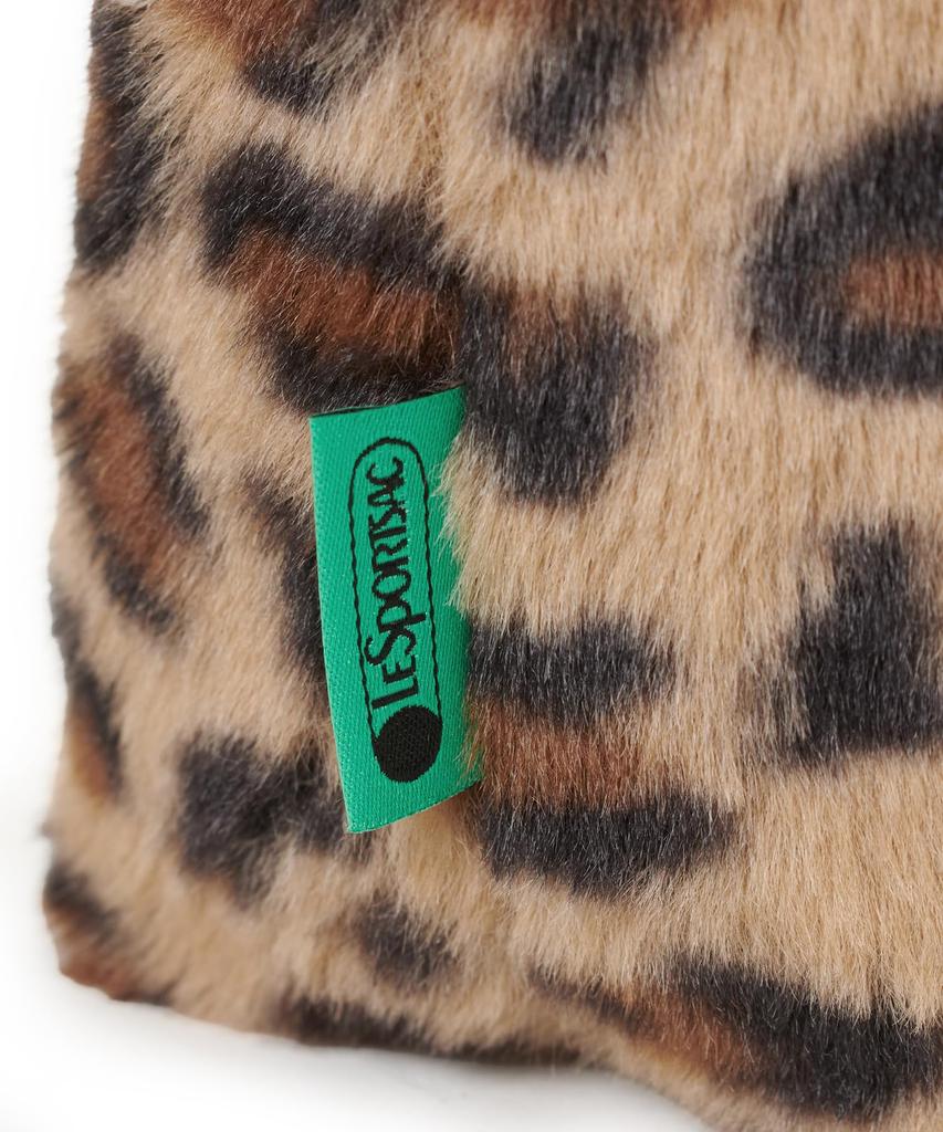 FUR EW TOTE3029Леопардовый Пушистый Мех