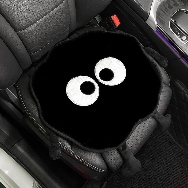 Luxury Winter Plush Heated Car Seat Cushion Set - Anti-Freeze, High-End Design for Women