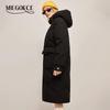 MIEGOFCE Зимняя модная парка средней длины с теплым карманом, высококачественное пальто, свободная утолщенная высококачественная женская куртка M1019