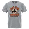 Halloween Witch Salem Brooms Funny T Shirts For Men Summer Casual Tops Pattern Crewneck Tee Clothes