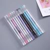 12Pcs/Set Kawaii Pen Natural Cute Gel Pen 0.5mm BlackInk Pen for Kids Gifts School Office Stationery Supplies