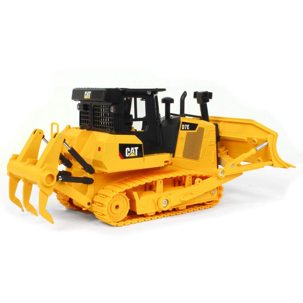 Diecast Master Scale Electric RC Construction Machinery Caterpillar CAT D7E Bulldozer with Light Sound Gimmick 1/24 Series &