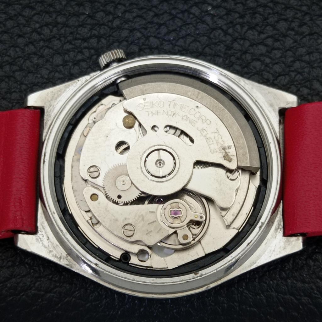 Б/У винтажные мужские часы SEIKO 5 AUTOMATIC 7S26A из Японии с красным циферблатом a435008-2 R122-a435008