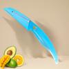 Dolphin-Shaped Fruit Knife With Safety Sheath Soft Ergonomic Handle 5Cr15 Steel Blade For Apples Tomatoes And Kitchen Tools