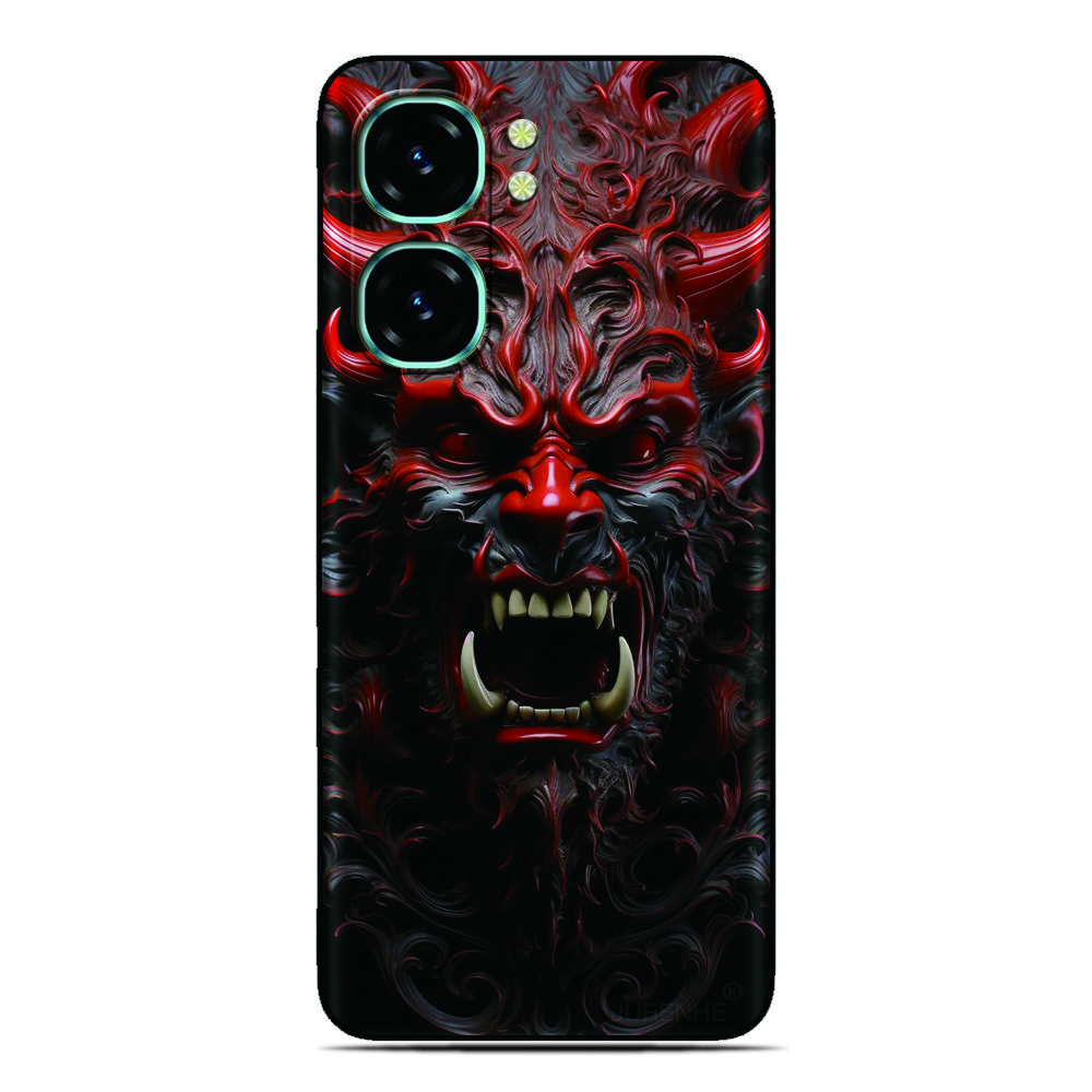 Samurai Mask Phone Case For Oukitel C69 C3 C2 C68 C62 C61 C57s C57 C58 P1 C1 Pro C59 C53 C51 C50 C38 C36 C35 C21 WP50 Cover