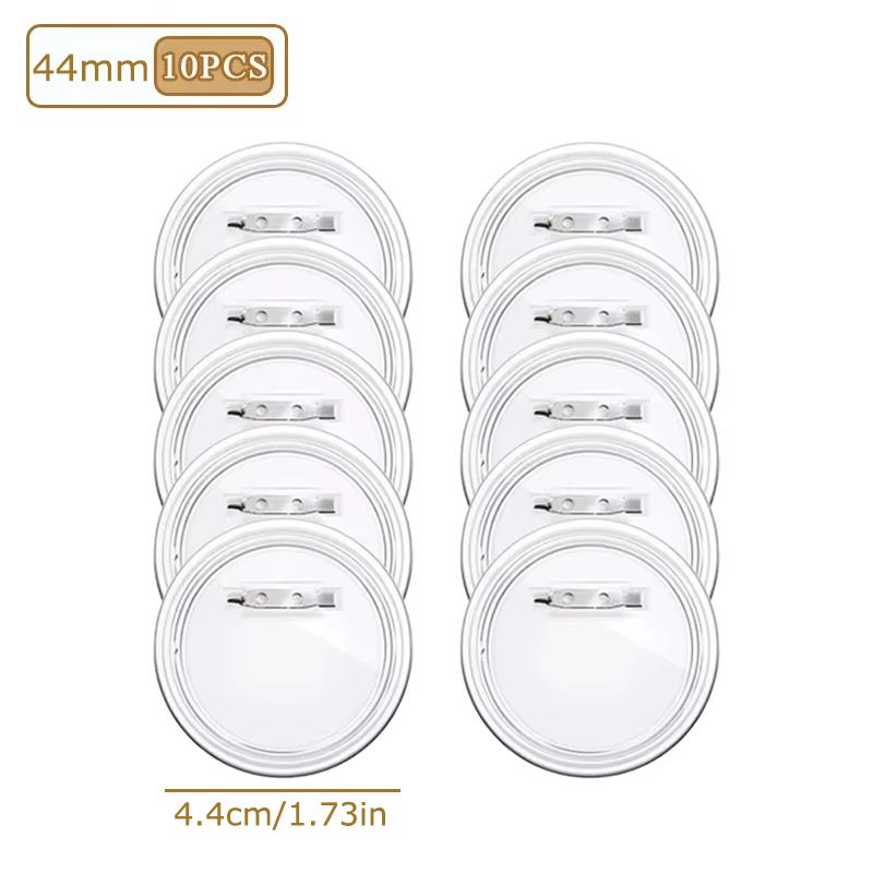 10 ШТ./УПАК. Хранение Аниме Мерч Пластик Сделай сам Прозрачный Корпоративный Подарок Значок Pixiv Портативная Коллекционная Коробка Защитная Крышка