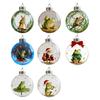 Frog Christmas Ornament with Hanging Rope Festive Acrylic Tree Decorations Holiday Decor for Home