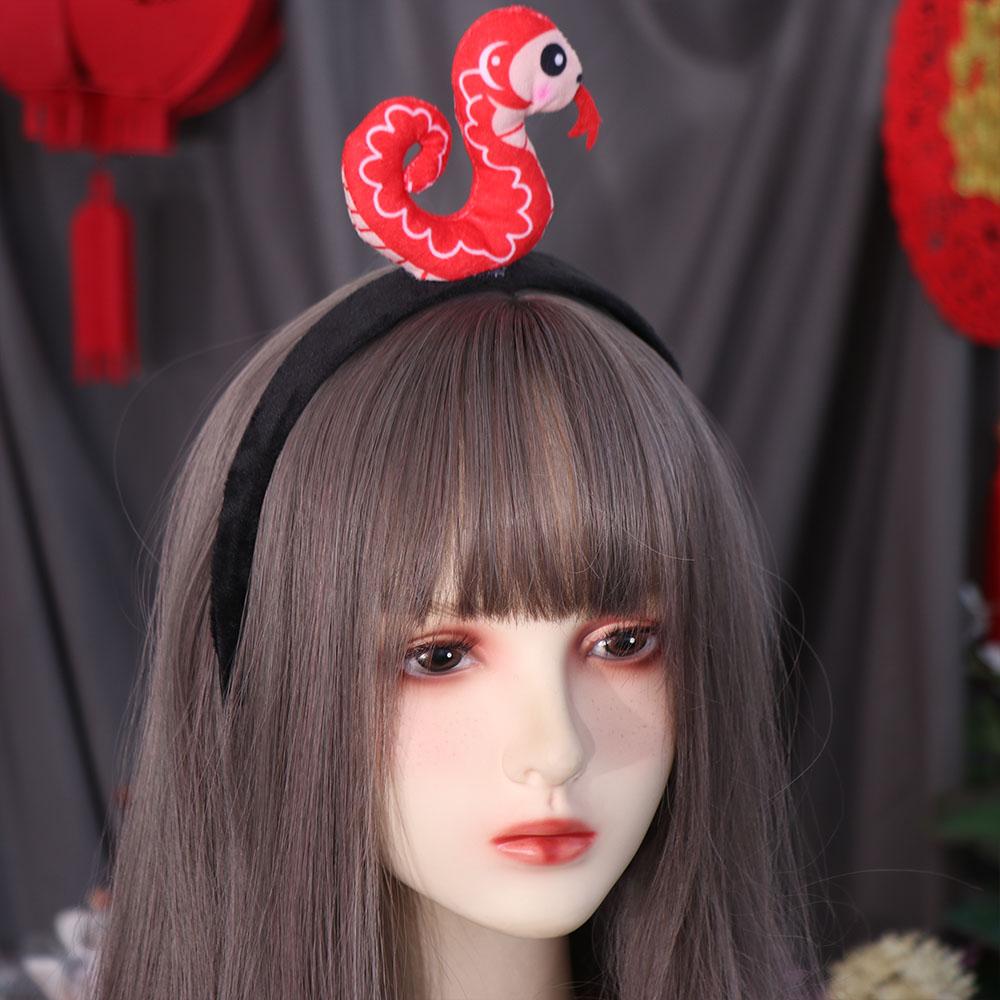 Chinese Zodiac Chinese New Year Hairband Soft Snake Headband Kawaii Lunar Year
