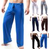 Men Yoga Pants Drawstring Sports Breathable Pure Color Men Sports Trousers Men Garment
