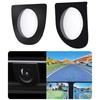 Прозрачный корпус защитной крышки камеры Защита от царапин и ударов Всепогодный Прозрачное изображение Разработан для транспортного средства Легкая установка 2 шт.