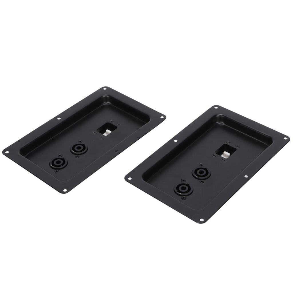 2 Pcs Speaker Wiring Back Panel Professional Stage Speaker Junction Box Connector for 715 725 Stage Speakers