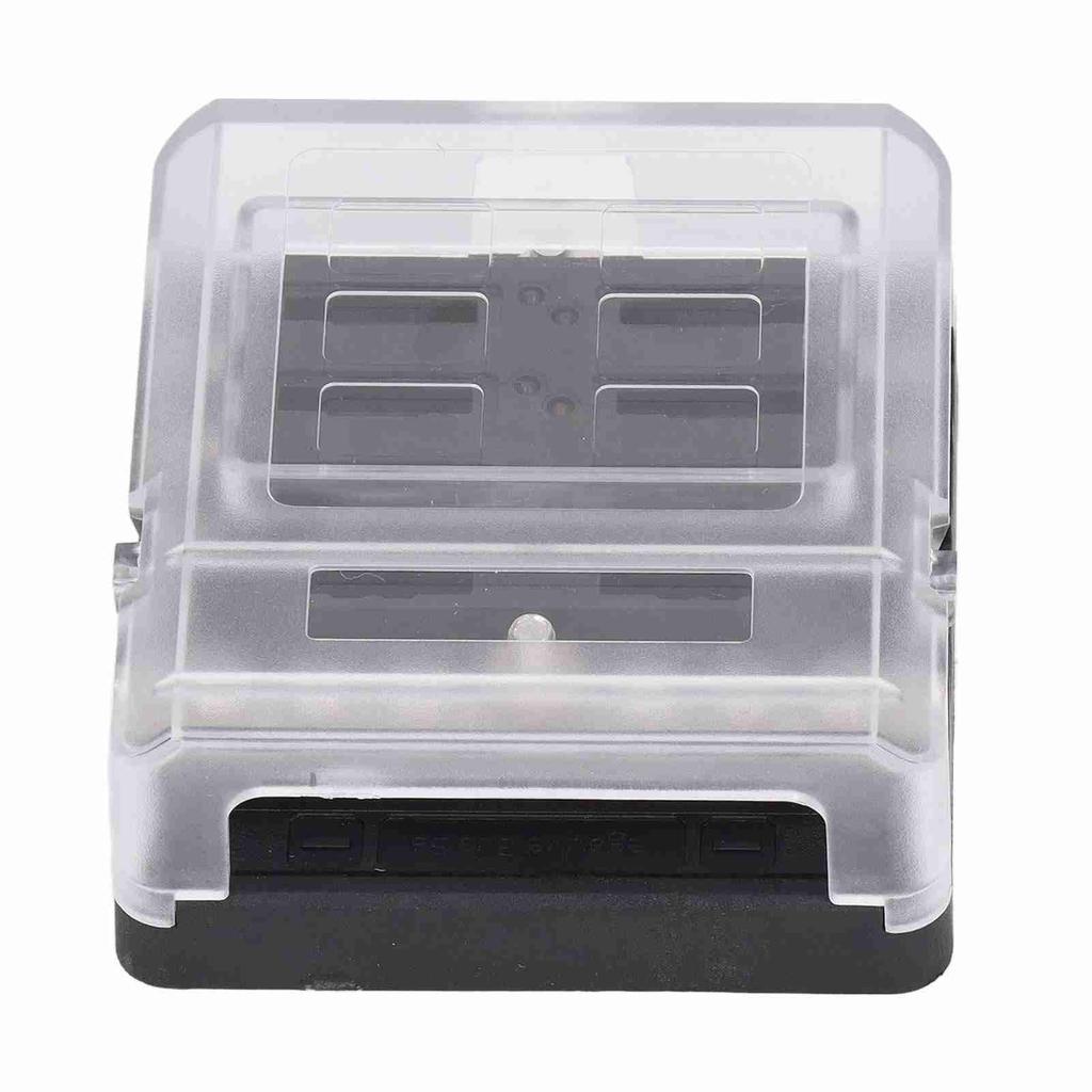 6 Way Fuse Block IP66 Waterproof Fuse Box Holder 32V DC with Dampproof Cover for Car Boat RV