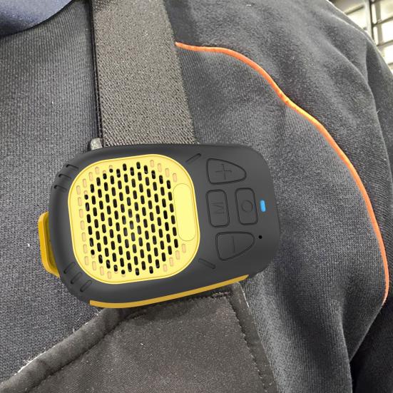 Носимая Bluetooth-совместимая колонка Clear Sound IP56 Водонепроницаемая универсальная магнитная клипса беспроводная портативная колонка