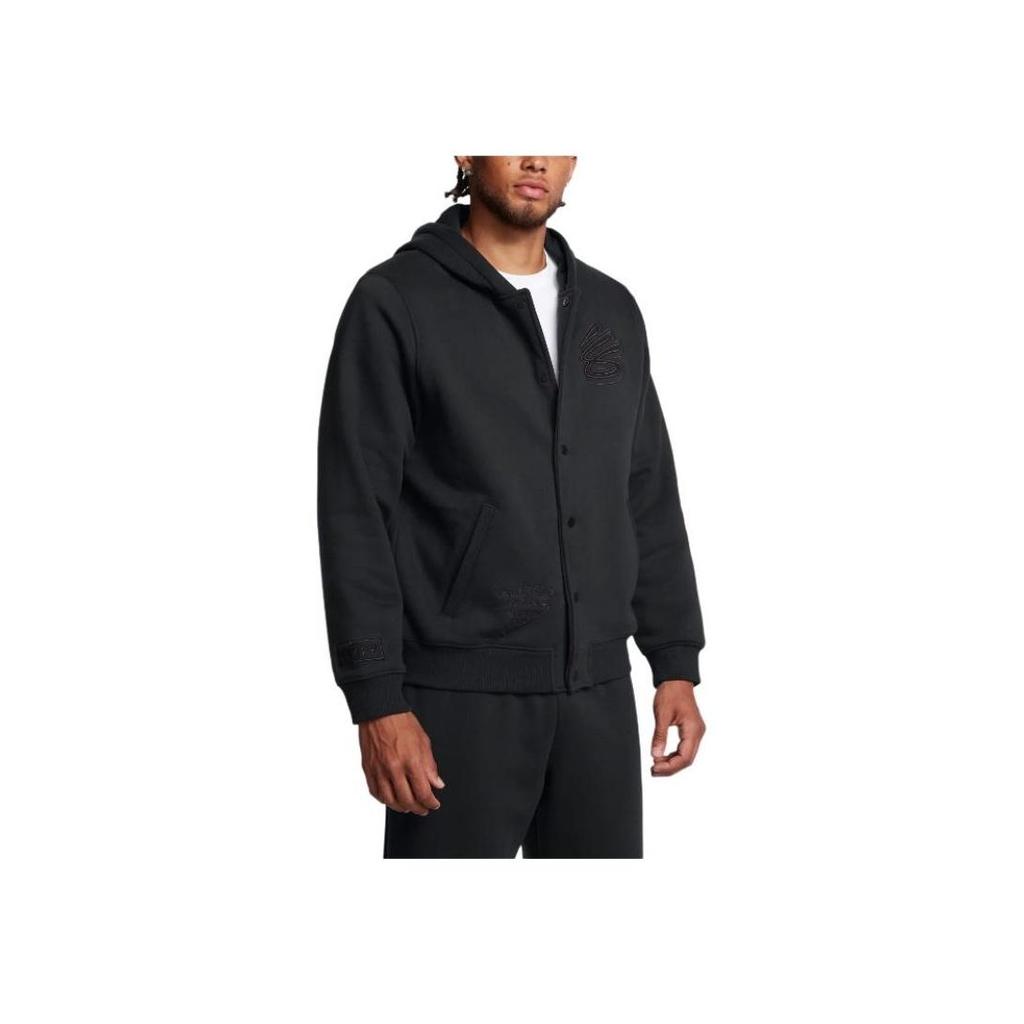 Under Armour Curry Hooded Jacket Men Black 1387114-001