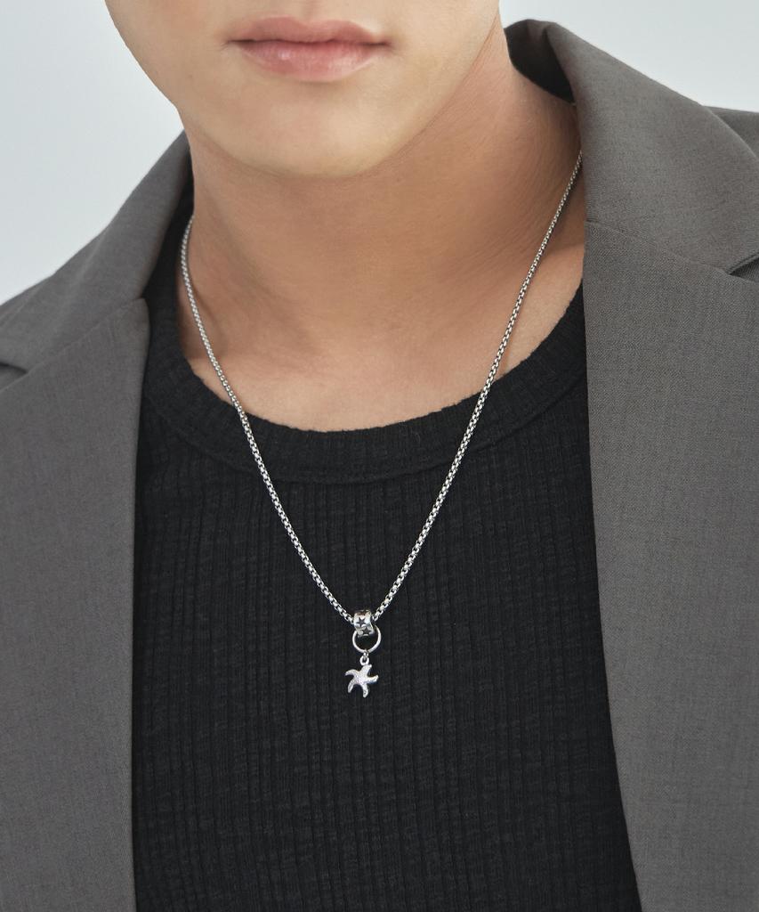 Стальная starfish necklace для девушек