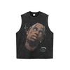 Mens Oversized Retro Hip Hop Long Sleeve T-Shirt Cotton Loose Fit Streetwear Tee