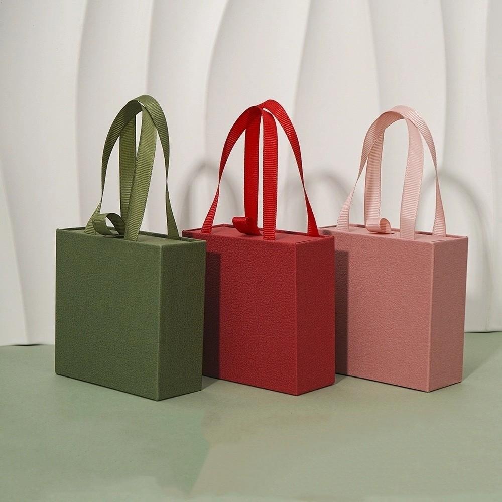 Portable Jewelry Box Drawer Jewelry Packaging Box Earrings Ring Pendant Bracelet Necklace